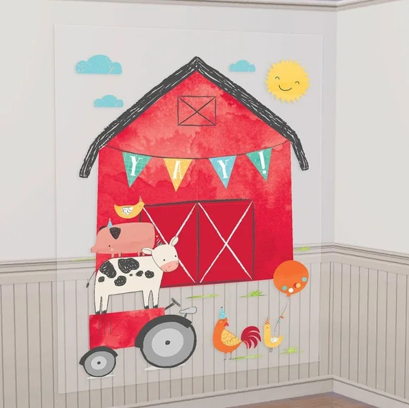 Birthday Party Farm theme bundle NWT